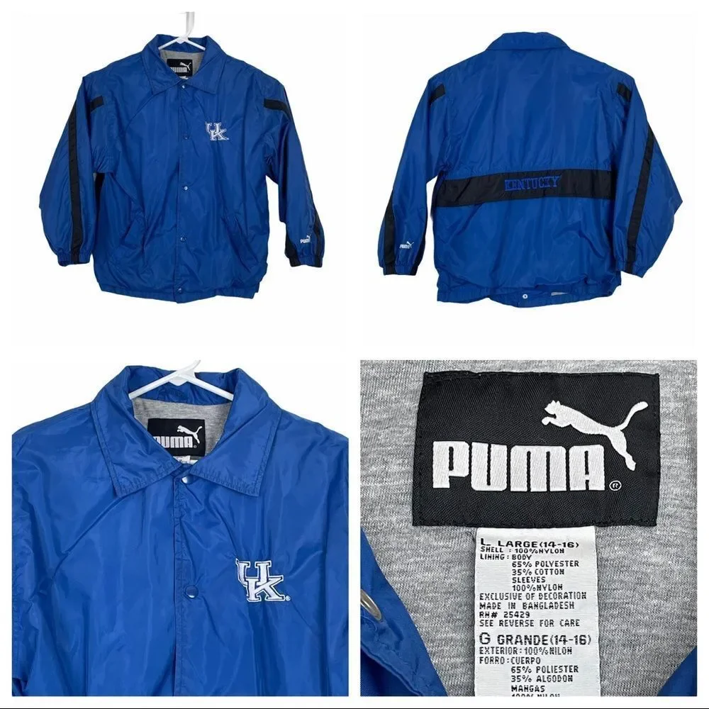 Puma University‎ of Kentucky Light Jacket Boys Lg